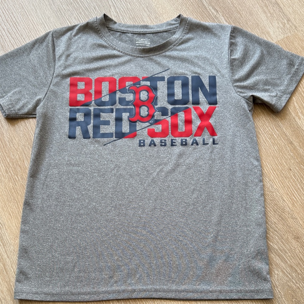 Genuine Merchandise Kids Gray Boston Red Sox Tee